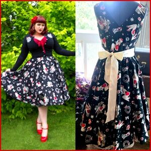 Hell Bunny Blitzen Swing Dress